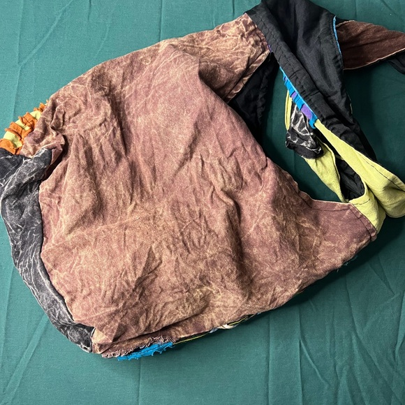 Patched Cotton Hobo Bag - Picture 4 of 5